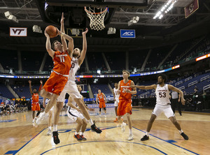 Syracuse recorded 19 and 16 assists in their two ACC Tournament games. Ball-screens helped the Orange.